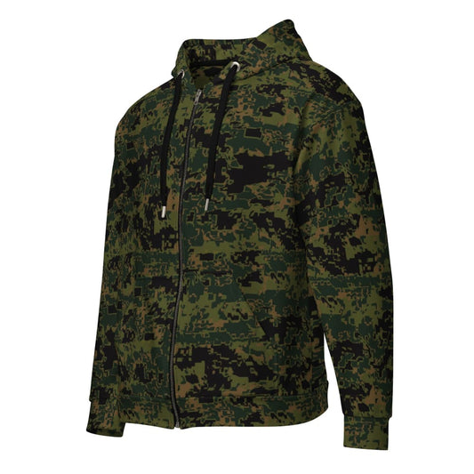 Philippines Army PHILARPAT CAMO Unisex zip hoodie - 2XS - Unisex zip hoodie