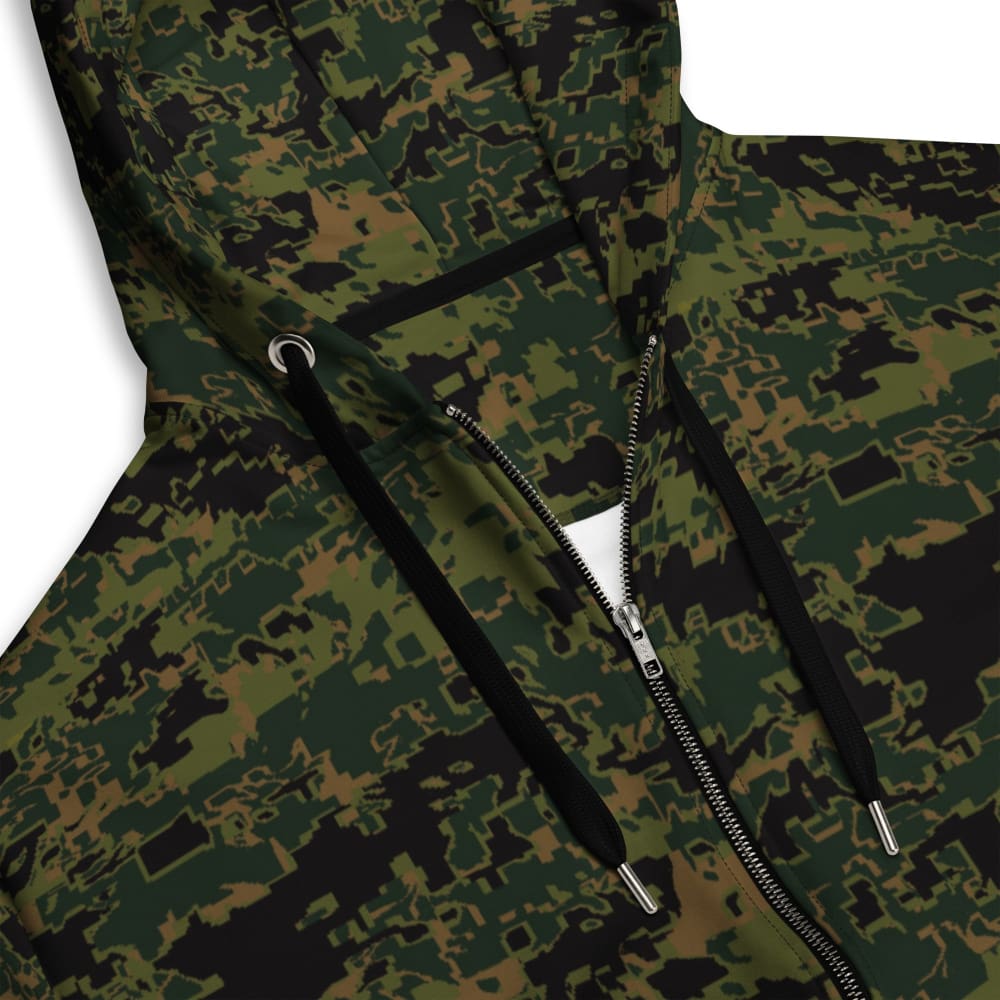 Philippines Army PHILARPAT CAMO Unisex zip hoodie - Unisex zip hoodie