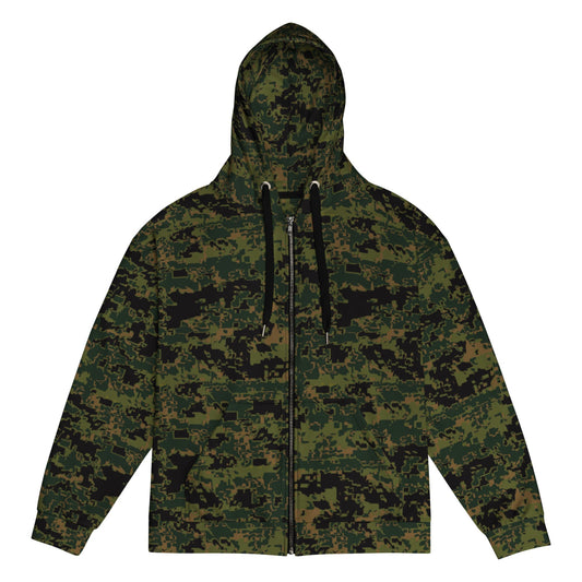 Philippines Army PHILARPAT CAMO Unisex zip hoodie - Zip Hoodie