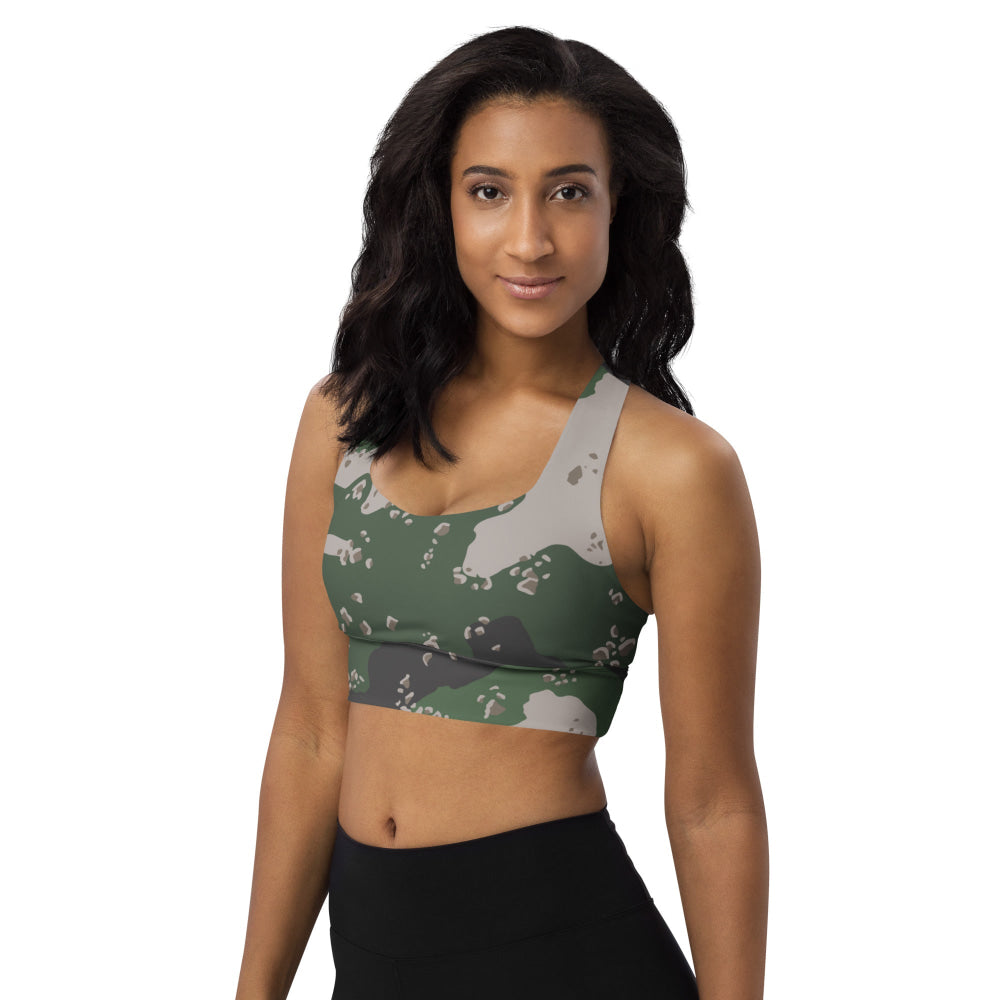 Philippines Chocolate Chip Special Action Force (SAF) CAMO Longline sports bra - Womens Sports Bra