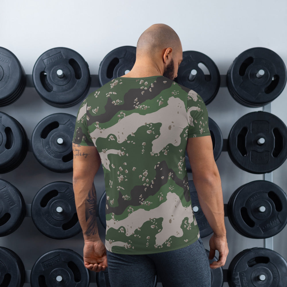 Philippines Chocolate Chip Special Action Force (SAF) CAMO Men’s Athletic T-shirt - Mens T-Shirt