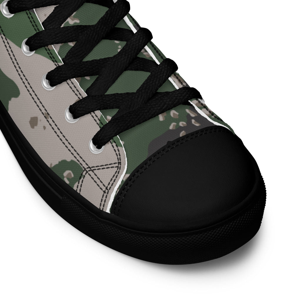 Philippines Chocolate Chip Special Action Force (SAF) CAMO Men’s high top canvas shoes - Mens High Top Canvas Shoes