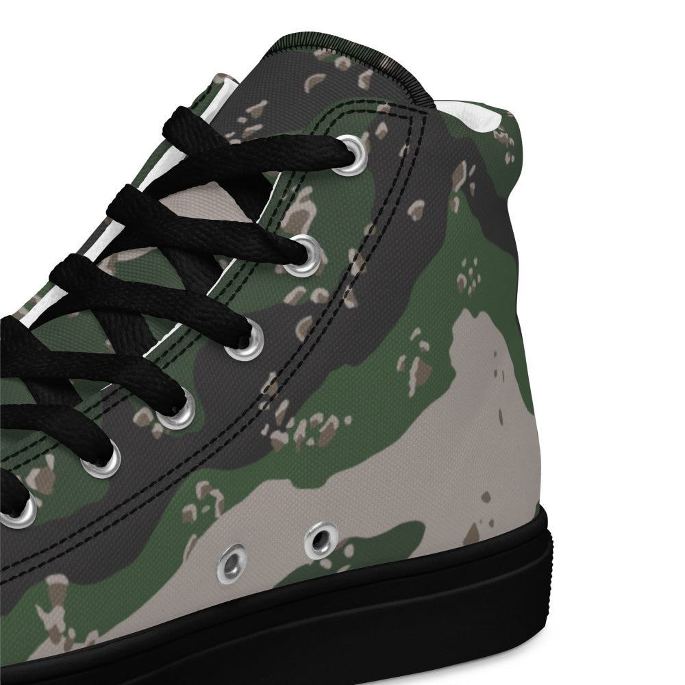 Philippines Chocolate Chip Special Action Force (SAF) CAMO Men’s high top canvas shoes - Mens High Top Canvas Shoes