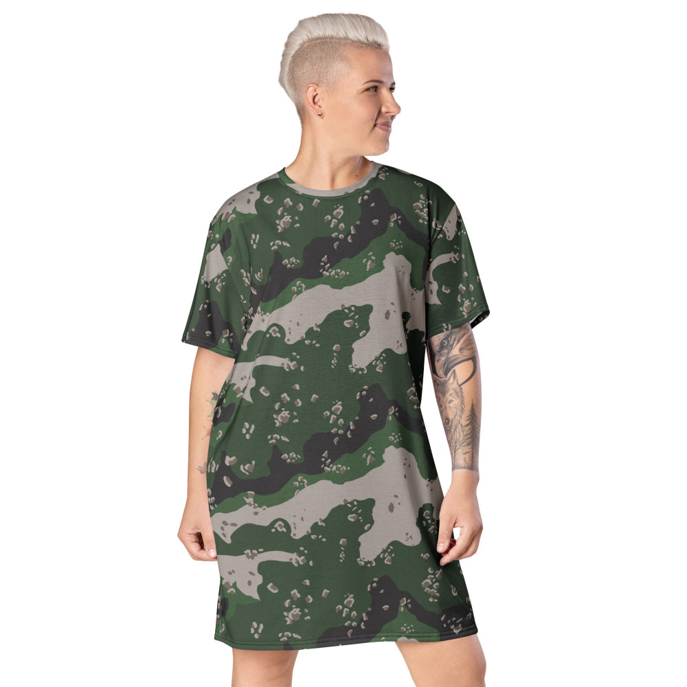 Philippines Chocolate Chip Special Action Force (SAF) CAMO T-shirt dress - 2XS - Womens T-Shirt Dress