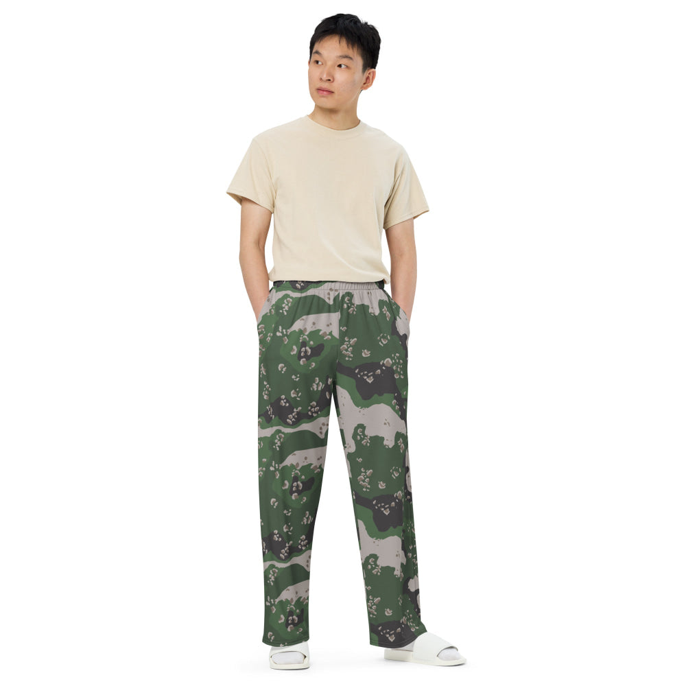 Philippines Chocolate Chip Special Action Force (SAF) CAMO unisex wide-leg pants - Unisex Wide-Leg Pants