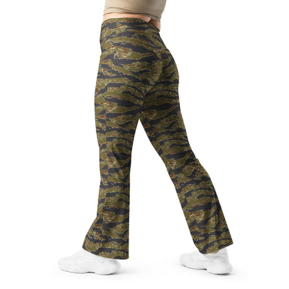 Philippines Tiger Stripe Navy Special Warfare Group (SWAG) CAMO Flare leggings - 2XS - Womens Leggings