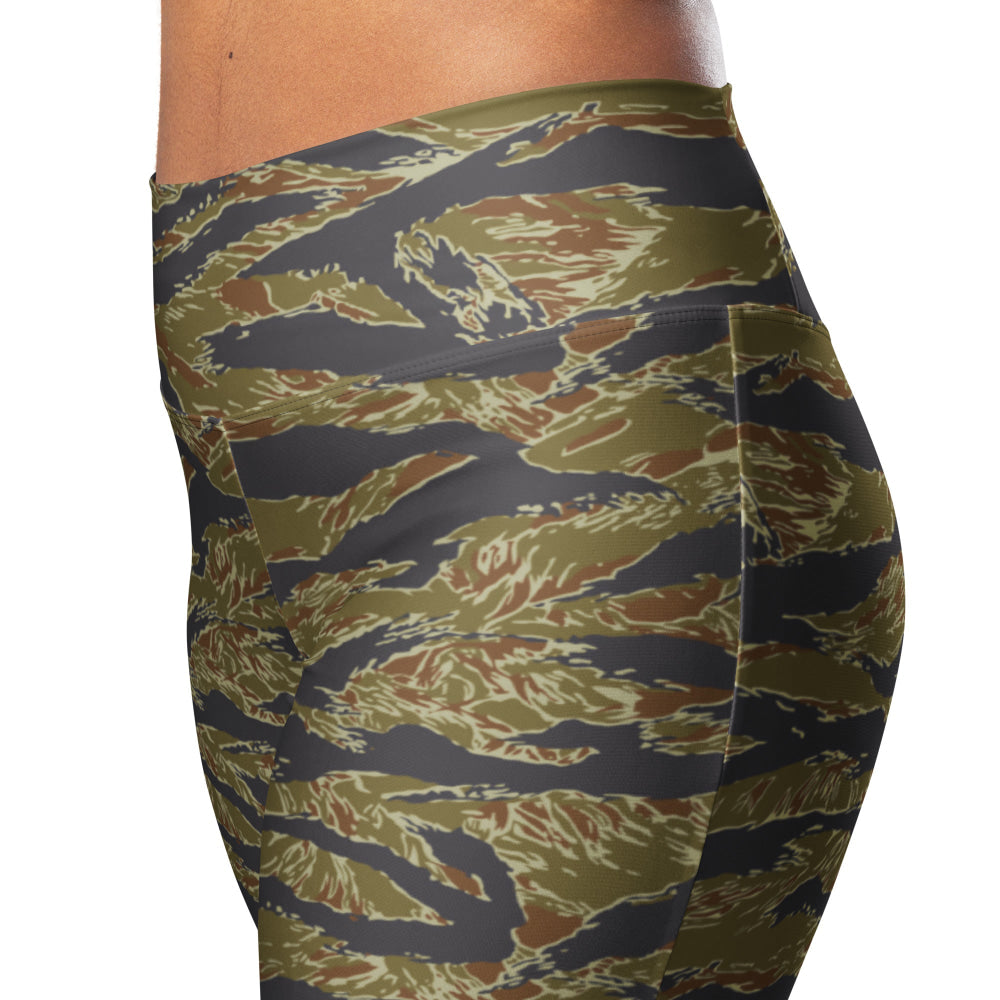 Philippines Tiger Stripe Navy Special Warfare Group (SWAG) CAMO Flare leggings - Womens Leggings