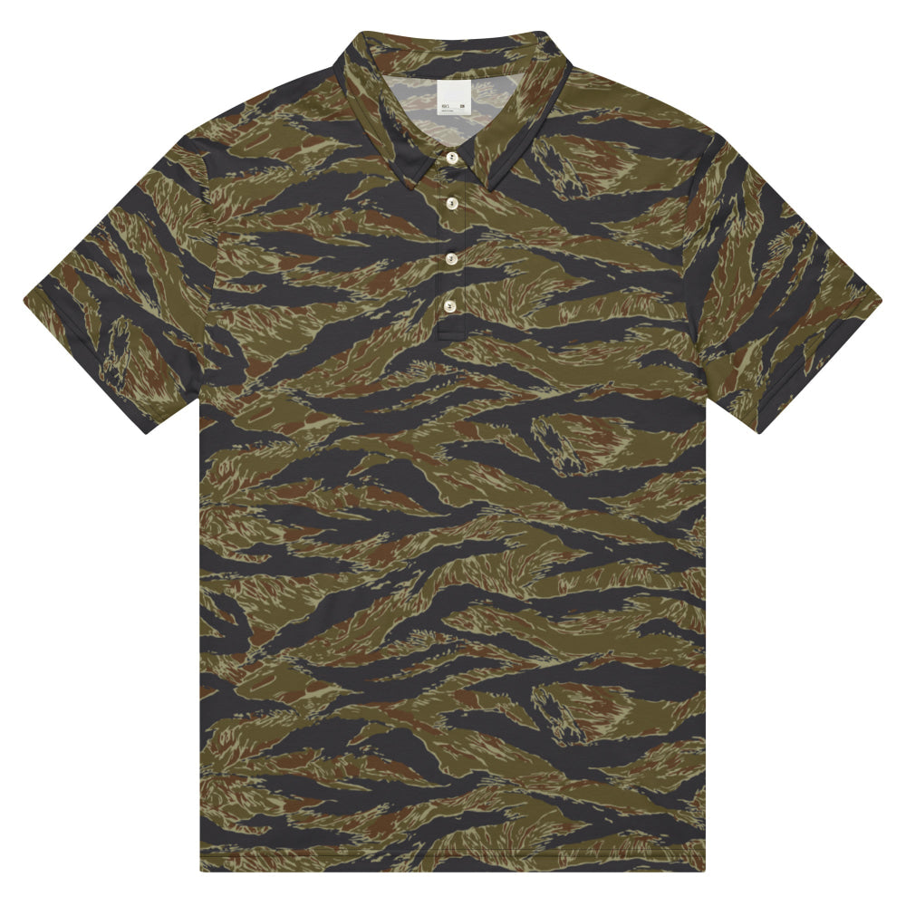 Philippines Tiger Stripe Navy Special Warfare Group (SWAG) CAMO Men’s slim fit polo - XS - Mens Slim Fit Polo