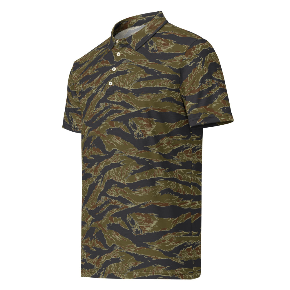 Philippines Tiger Stripe Navy Special Warfare Group (SWAG) CAMO Men’s slim fit polo - Mens Slim Fit Polo