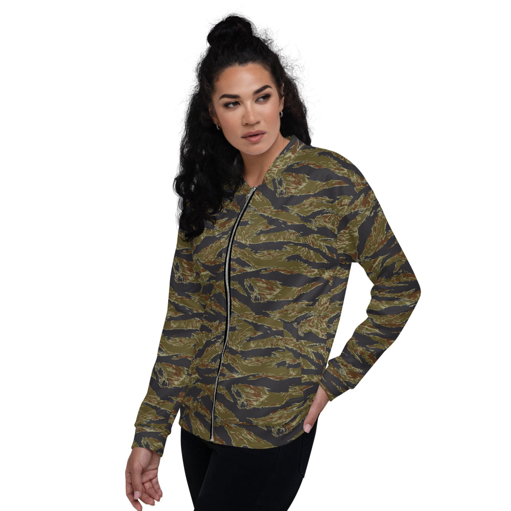 Philippines Tiger Stripe Navy Special Warfare Group (SWAG) CAMO Unisex Bomber Jacket