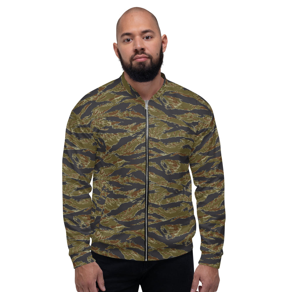 Philippines Tiger Stripe Navy Special Warfare Group (SWAG) CAMO Unisex Bomber Jacket