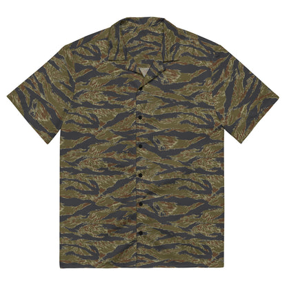 Philippines Tiger Stripe Navy Special Warfare Group (SWAG) CAMO Unisex button shirt - 2XS - Button Shirt