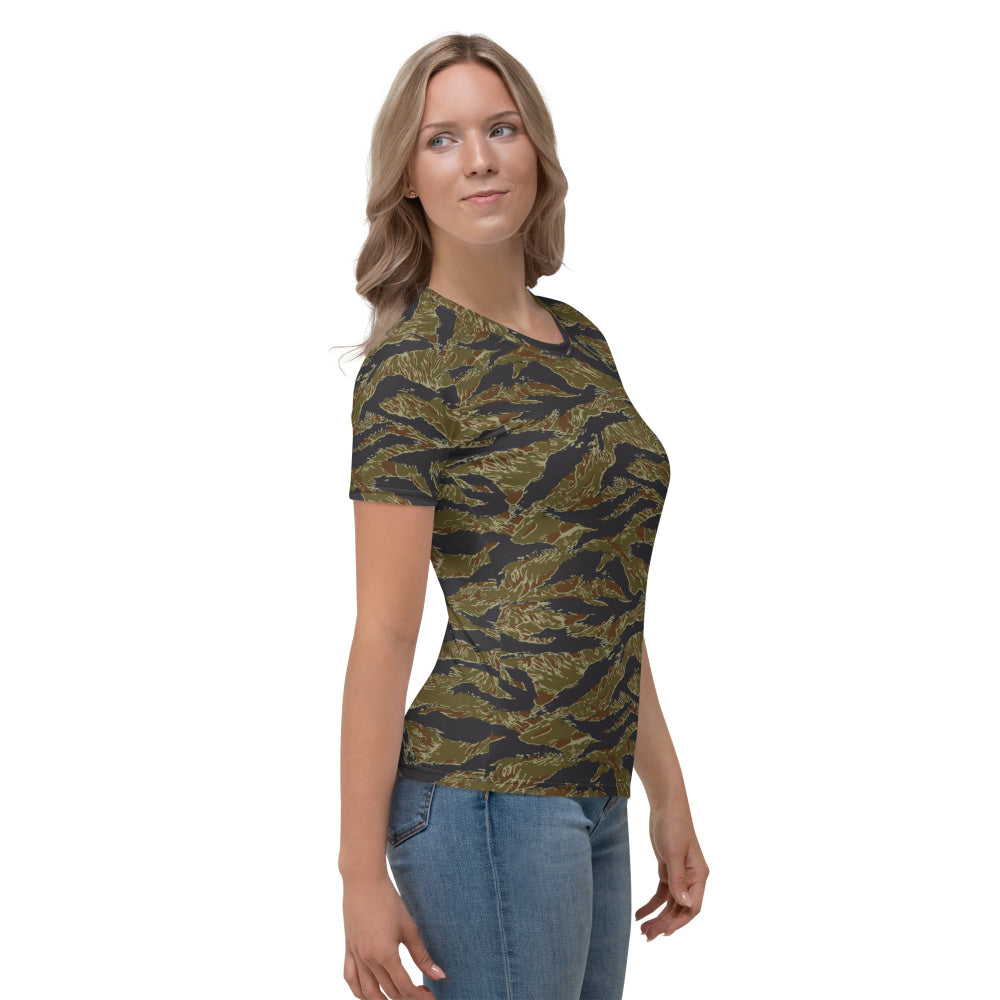 Philippines Tiger Stripe Navy Special Warfare Group (SWAG) CAMO Women’s T-shirt - Womens T-Shirt