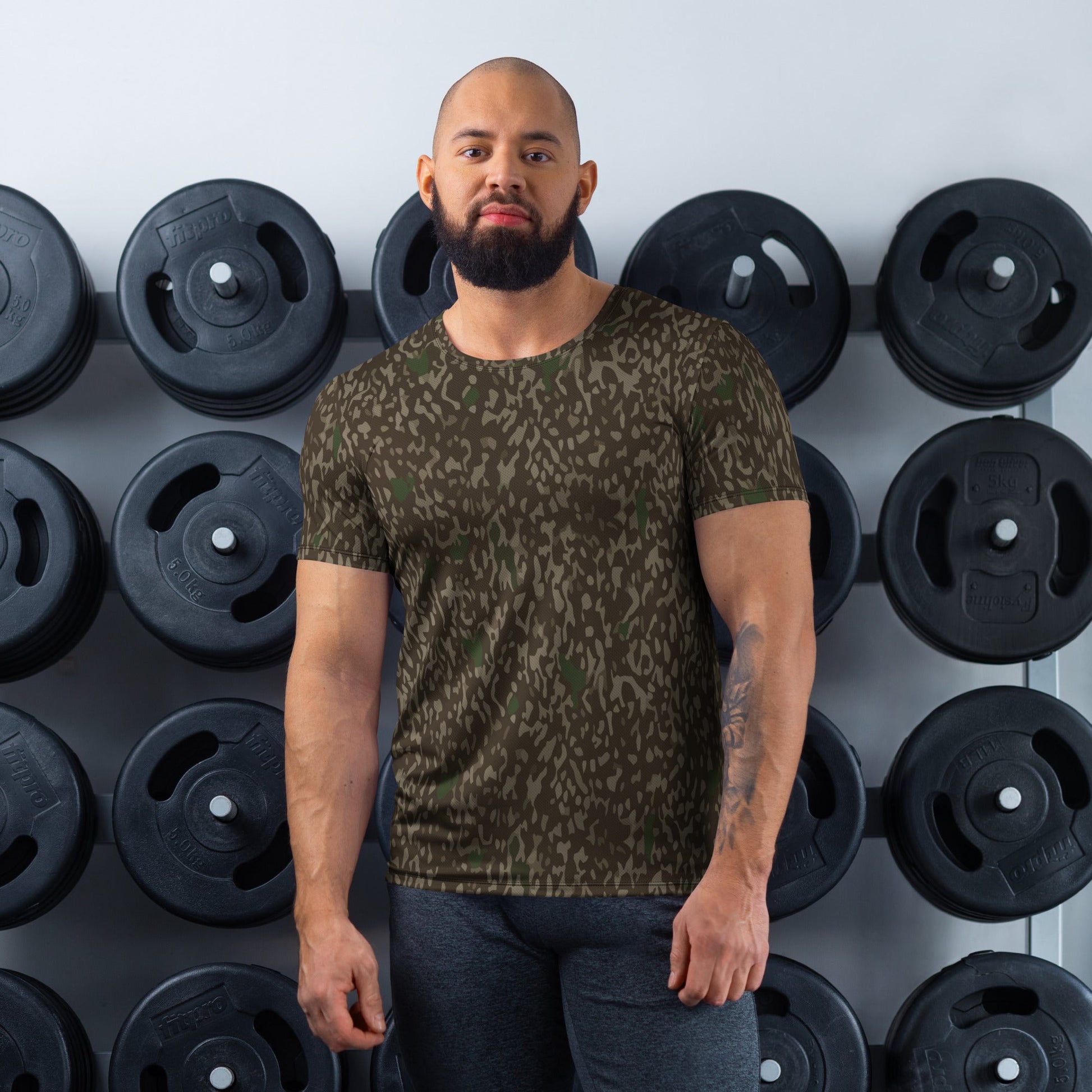 Pinefall Shroud CAMO Mens athletic t-shirt - XS - Athletic T-Shirts