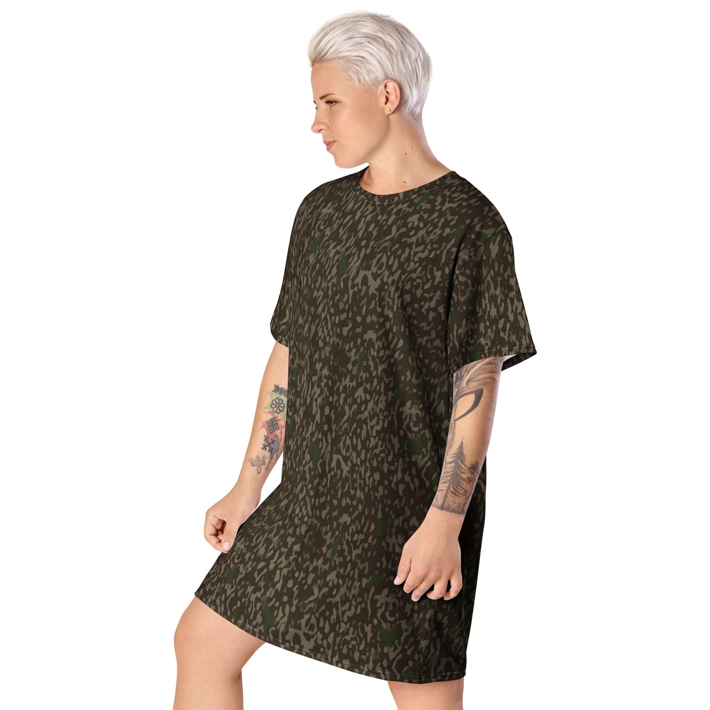 Pinefall Shroud CAMO T-shirt dress - Womens T-Shirt Dresses