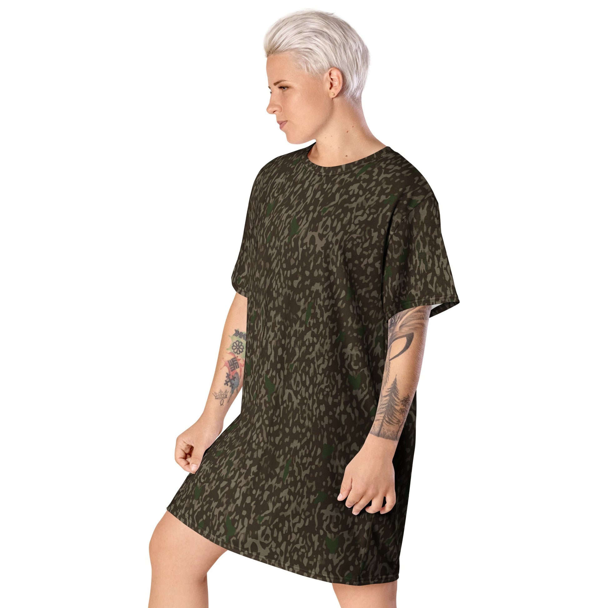 Pinefall Shroud CAMO T-shirt dress - Womens T-Shirt Dresses