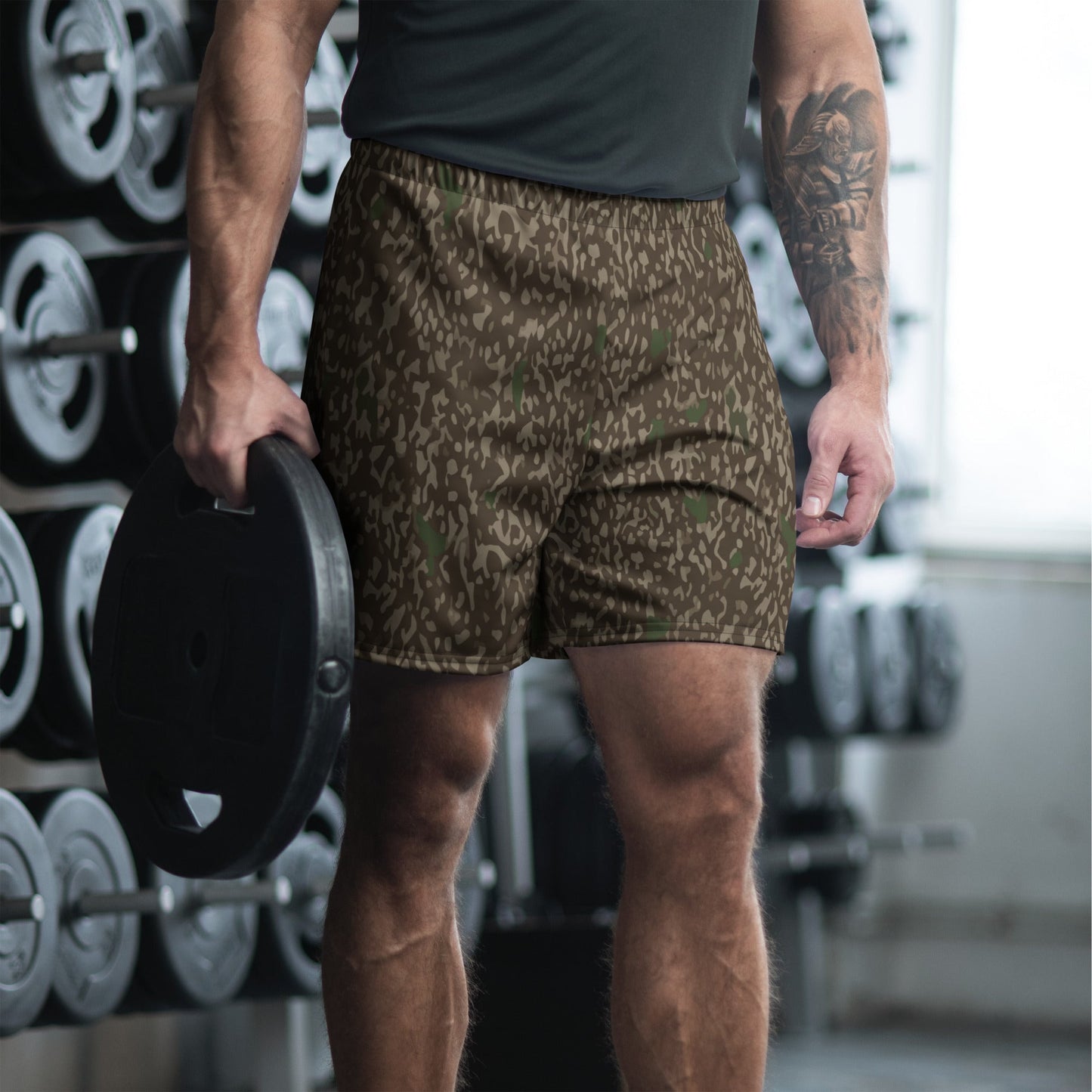 Pinefall Shroud CAMO Unisex Athletic Long Shorts - 2XS