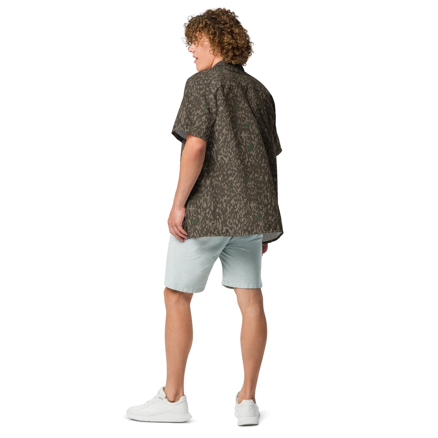 Pinefall Shroud CAMO Unisex Short-Sleeve Button Shirt