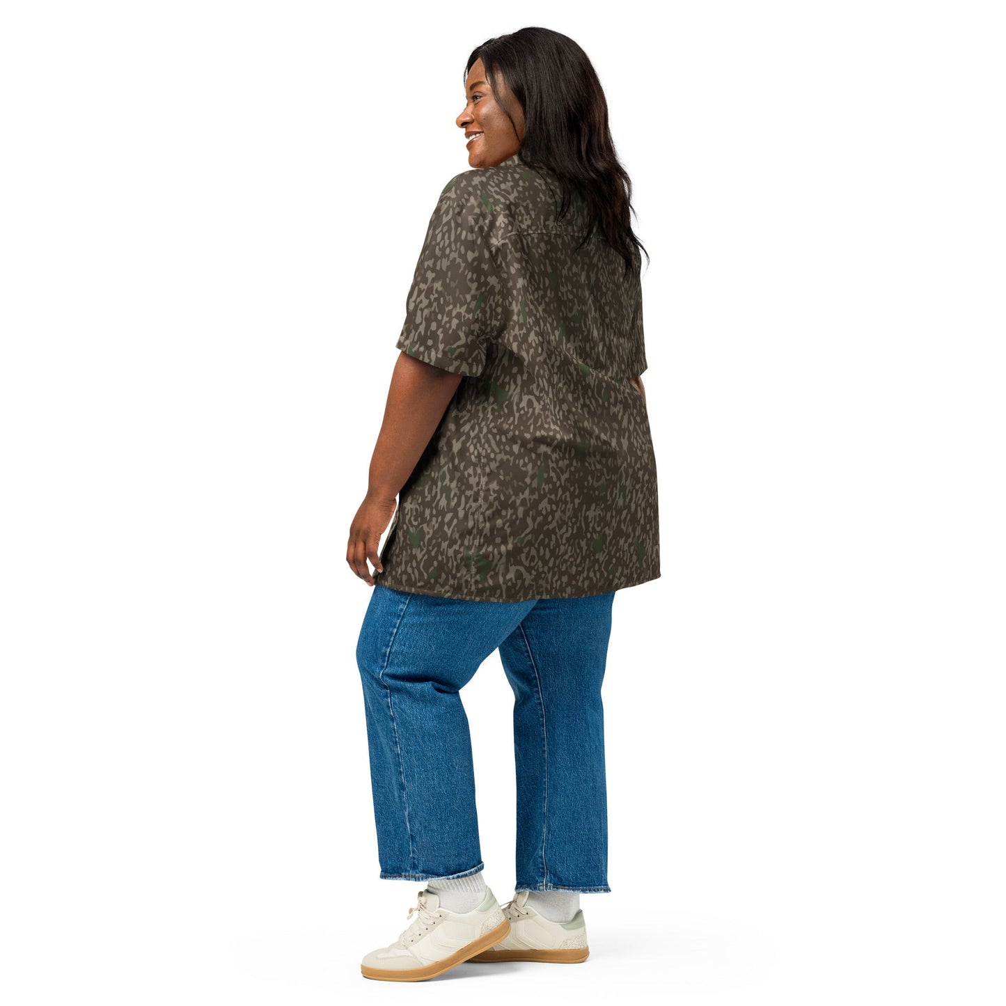 Pinefall Shroud CAMO Unisex Short-Sleeve Button Shirt