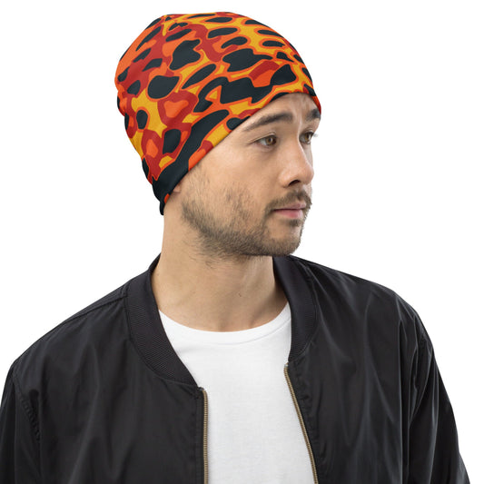 Plane Tree Hunter Orange CAMO Beanie