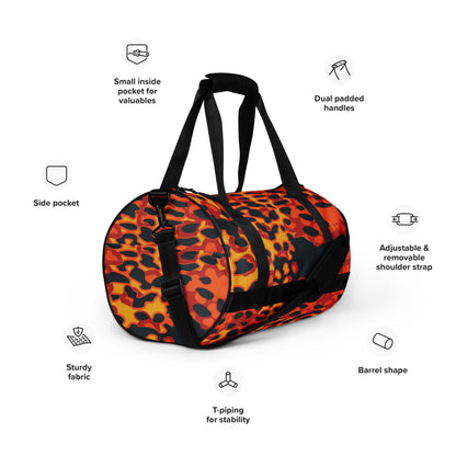 Plane Tree Hunter Orange CAMO gym bag - Gym Bag