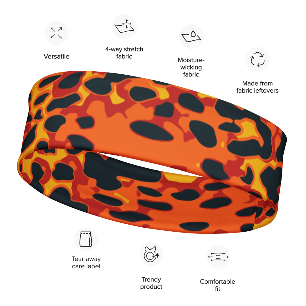 Plane Tree Hunter Orange CAMO Headband - M