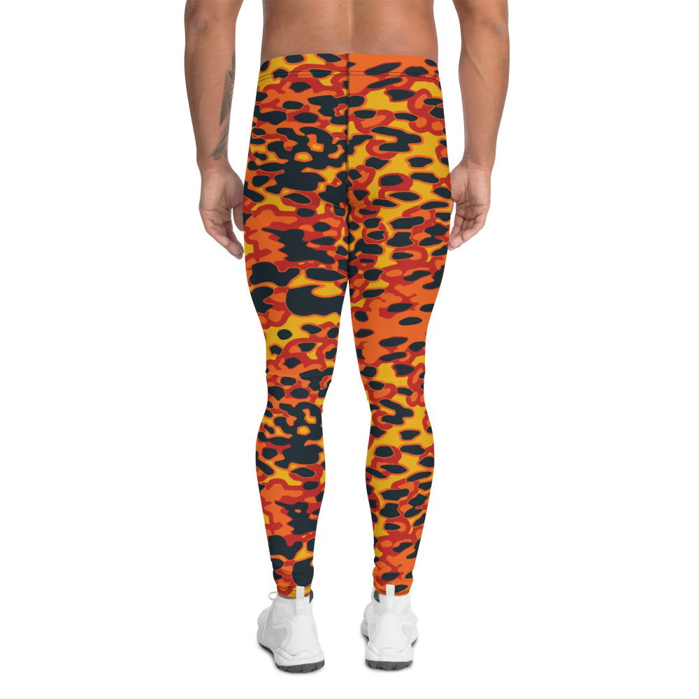 Plane Tree Hunter Orange CAMO Men’s Leggings - Mens