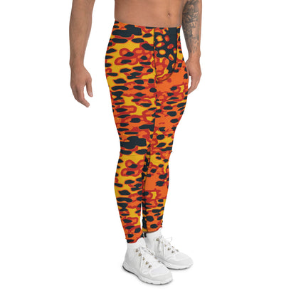 Plane Tree Hunter Orange CAMO Men’s Leggings - Mens