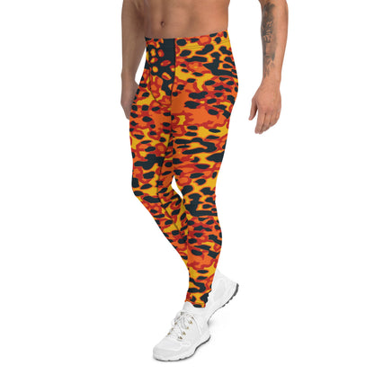 Plane Tree Hunter Orange CAMO Men’s Leggings - Mens