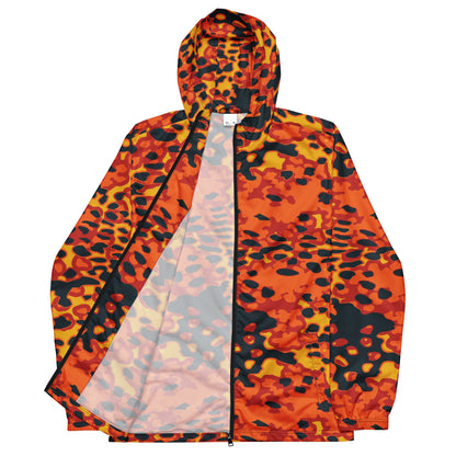 Plane Tree Hunter Orange CAMO Men’s windbreaker - Mens Windbreaker