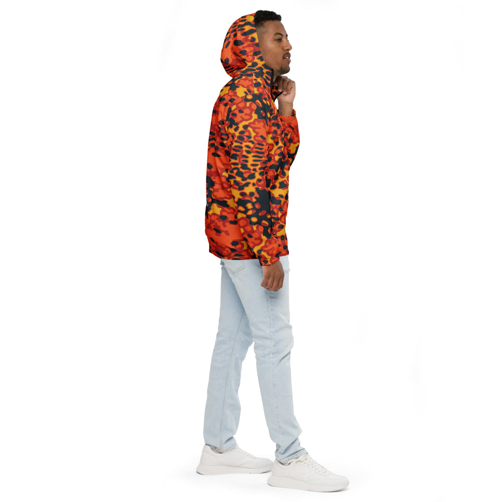 Plane Tree Hunter Orange CAMO Men’s windbreaker - Mens Windbreaker