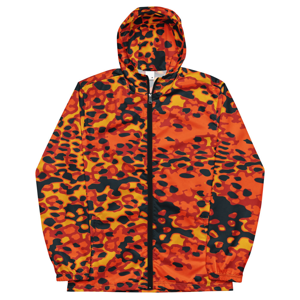 Plane Tree Hunter Orange CAMO Men’s windbreaker - Mens Windbreaker