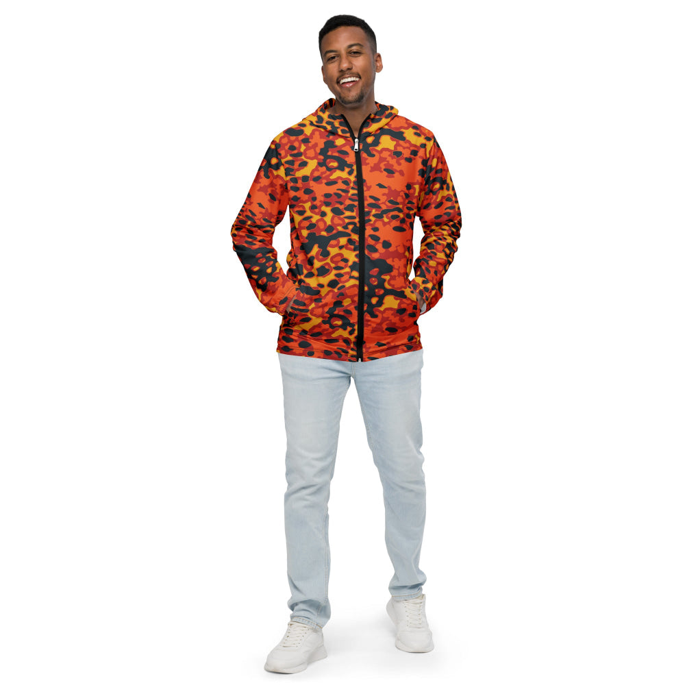 Plane Tree Hunter Orange CAMO Men’s windbreaker - Mens Windbreaker