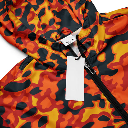 Plane Tree Hunter Orange CAMO Men’s windbreaker - Mens Windbreaker