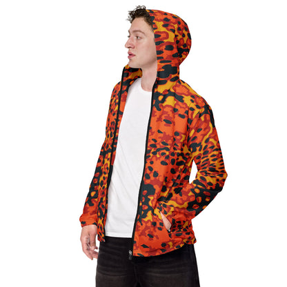 Plane Tree Hunter Orange CAMO Men’s windbreaker - XS - Mens Windbreaker