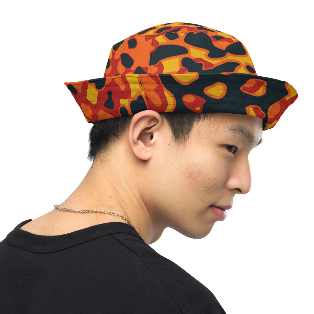 Plane Tree Hunter Orange CAMO Reversible bucket hat - Bucket Hat