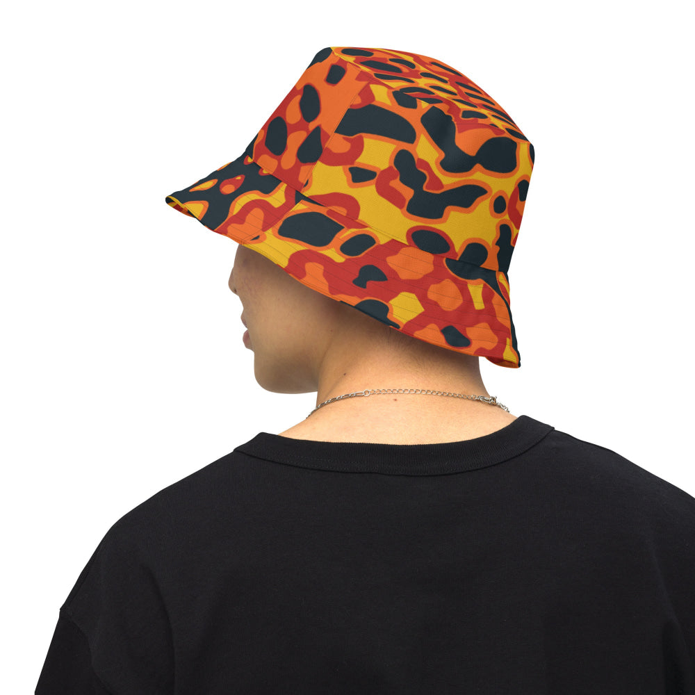 Plane Tree Hunter Orange CAMO Reversible bucket hat - Bucket Hat