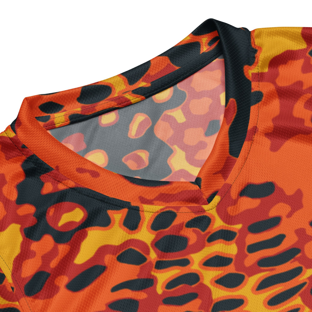 Plane Tree Hunter Orange CAMO unisex basketball jersey - Unisex Basketball Jersey