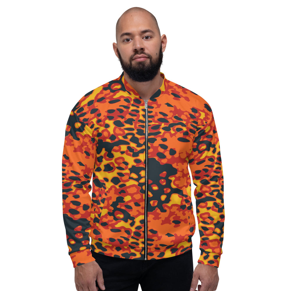 Plane Tree Hunter Orange CAMO Unisex Bomber Jacket