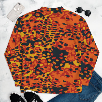 Plane Tree Hunter Orange CAMO Unisex Bomber Jacket