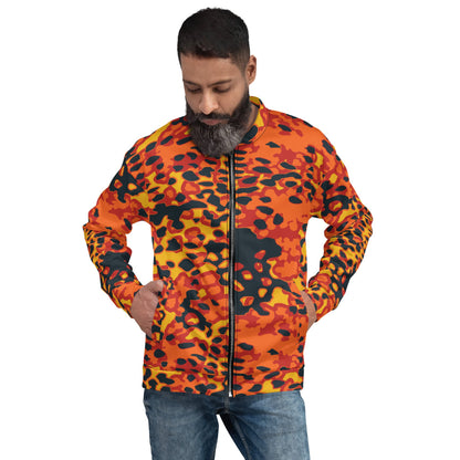 Plane Tree Hunter Orange CAMO Unisex Bomber Jacket