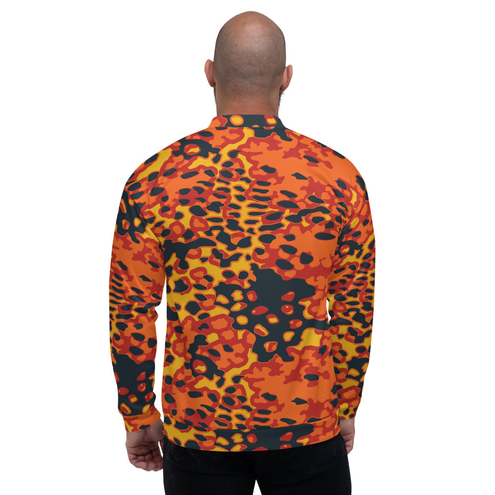 Plane Tree Hunter Orange CAMO Unisex Bomber Jacket