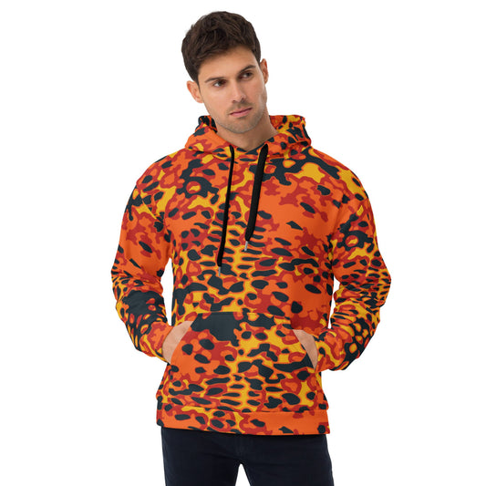 Plane Tree Hunter Orange CAMO Unisex Hoodie - 2XS