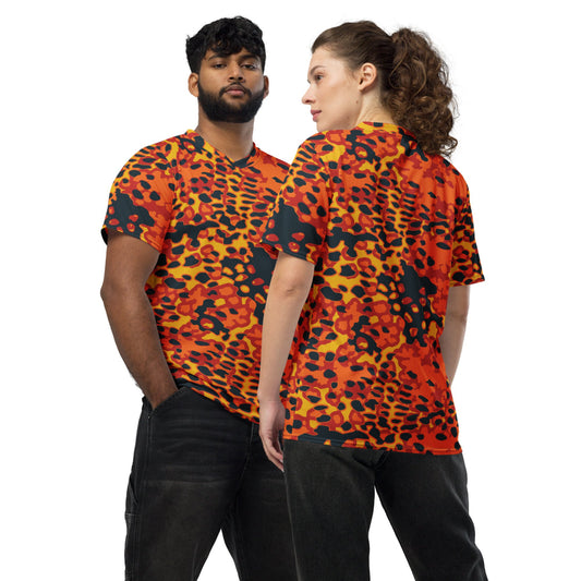 Plane Tree Hunter Orange CAMO unisex sports jersey - 2XS - Unisex Sports Jersey