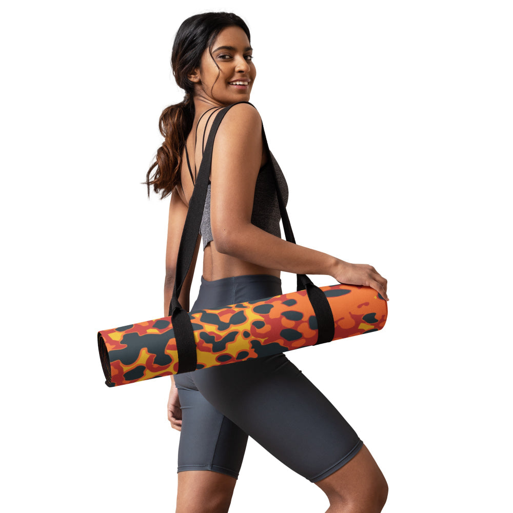 Plane Tree Hunter Orange CAMO Yoga mat - Mat