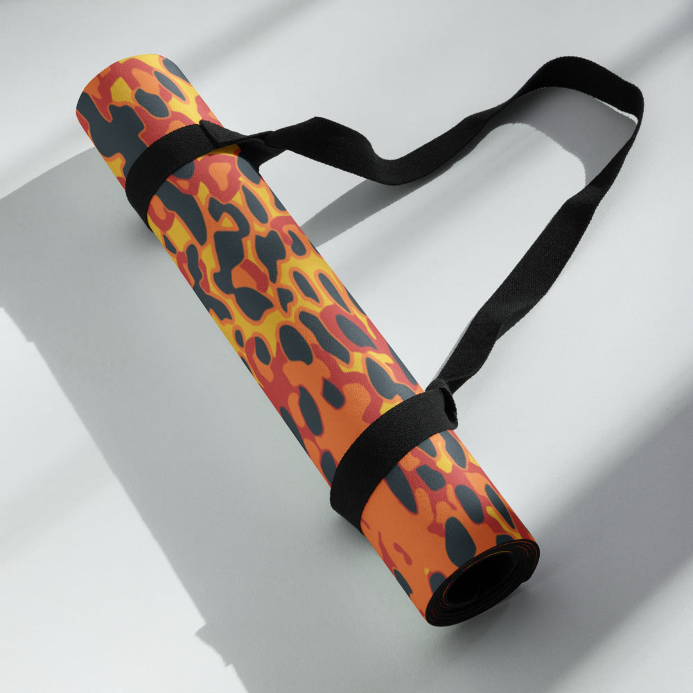 Plane Tree Hunter Orange CAMO Yoga mat - Mat