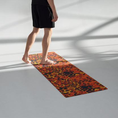 Plane Tree Hunter Orange CAMO Yoga mat - Mat