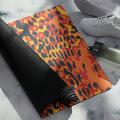 Plane Tree Hunter Orange CAMO Yoga mat - Mat