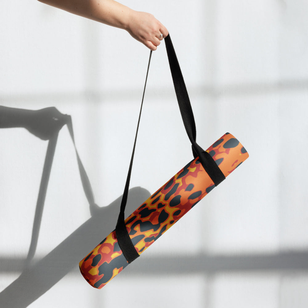 Plane Tree Hunter Orange CAMO Yoga mat - Mat