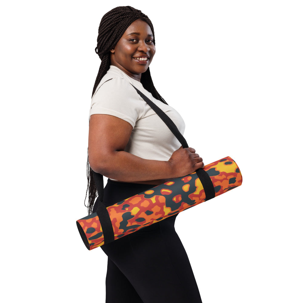 Plane Tree Hunter Orange CAMO Yoga mat - Mat